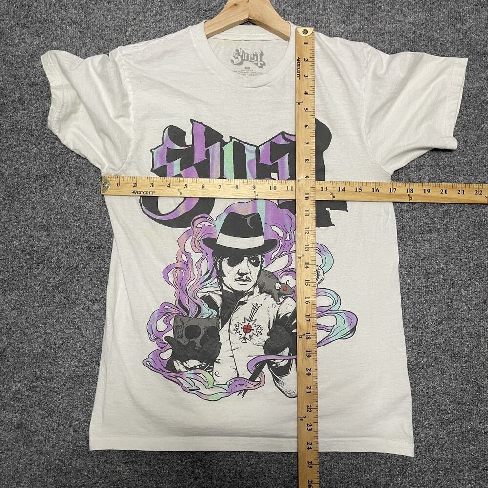 Ghost Smoke Trails Boyfriend Fit Girls T-Shirt M - Picture 9 of 9